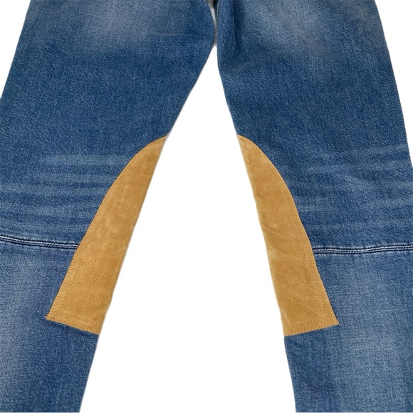 Polo Ralph Lauren Suede Patch Jeans Sz 28 - Picture 12 of 16
